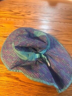 Cutest Sunday brand Kids Sun Hat in Purple and Teal